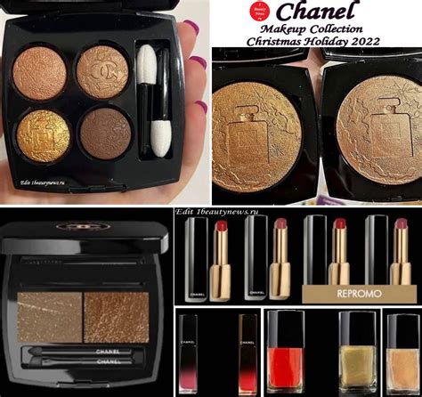 chanel holiday palette 2022|Chanel holiday makeup.